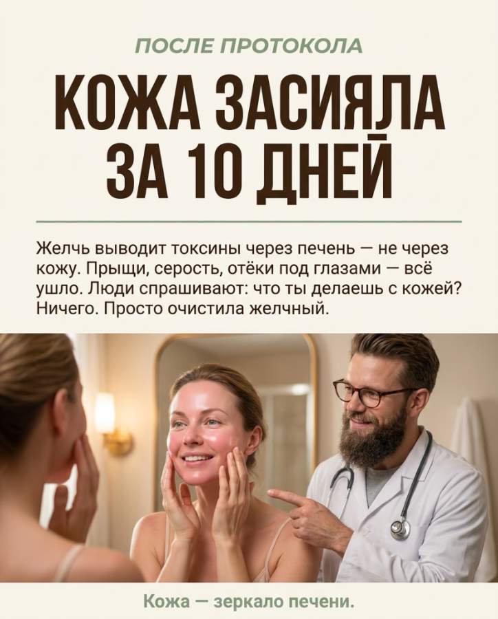 Кожа засияла